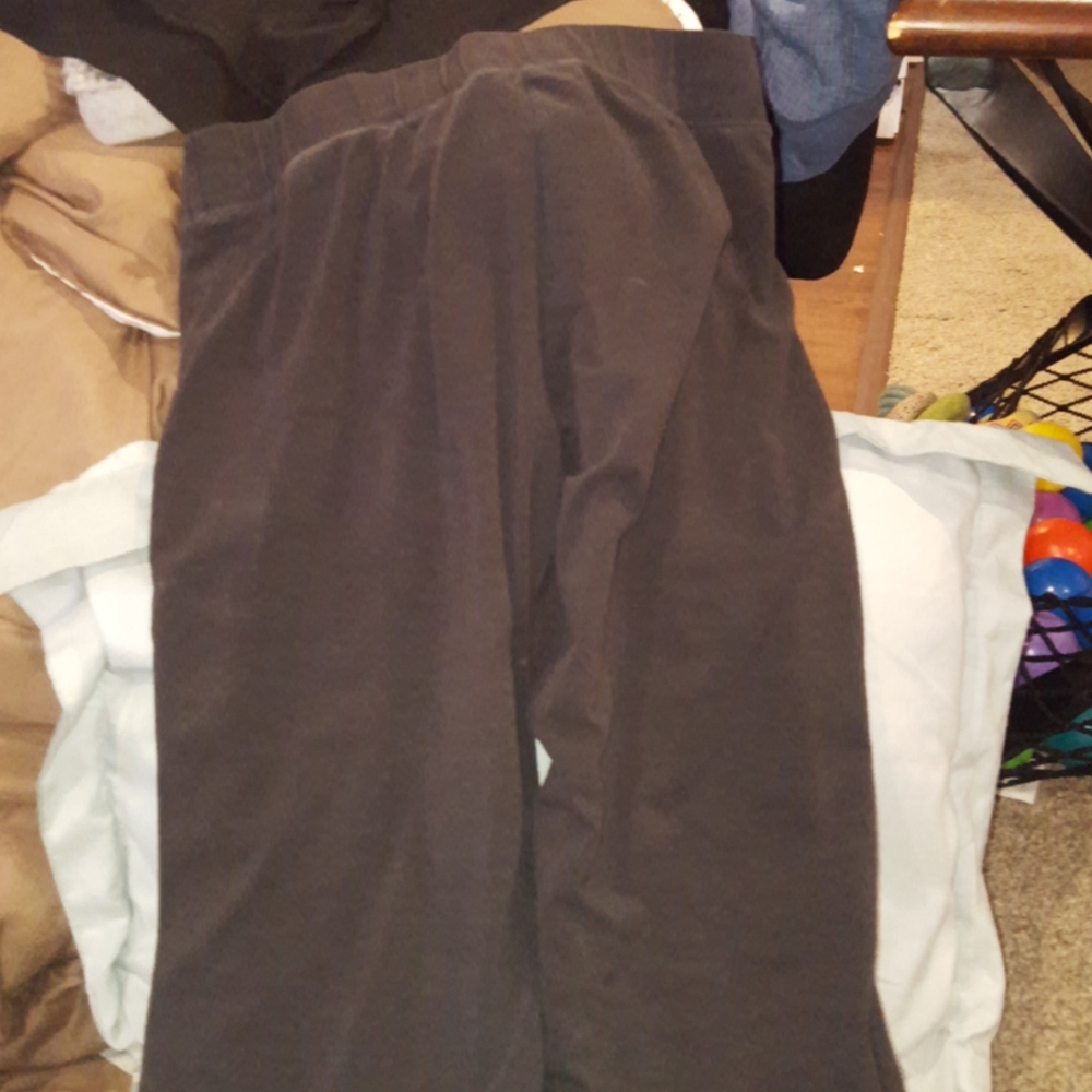 spandex w/belly bottom legs